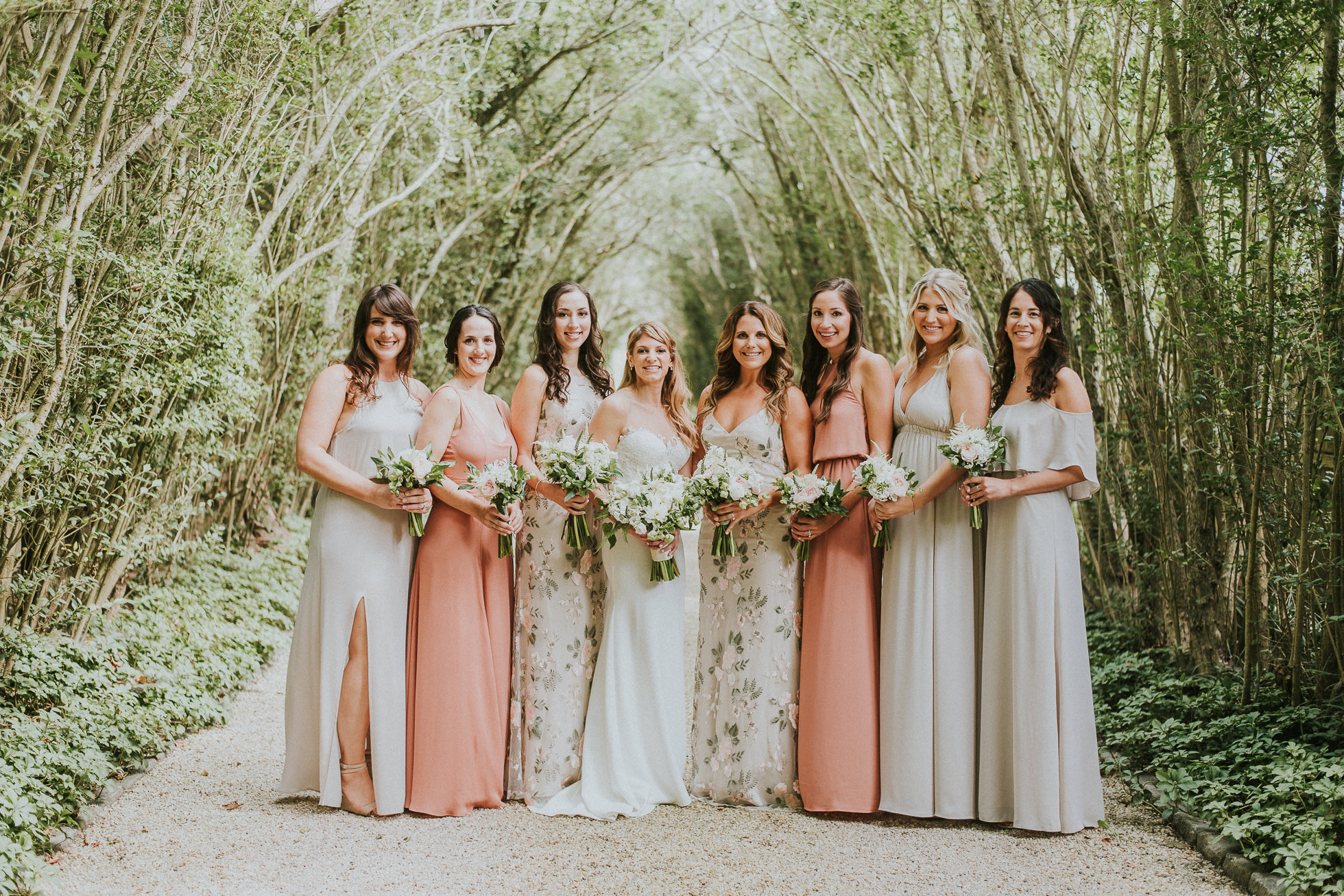 bridal party dress ideas Long Island wedding