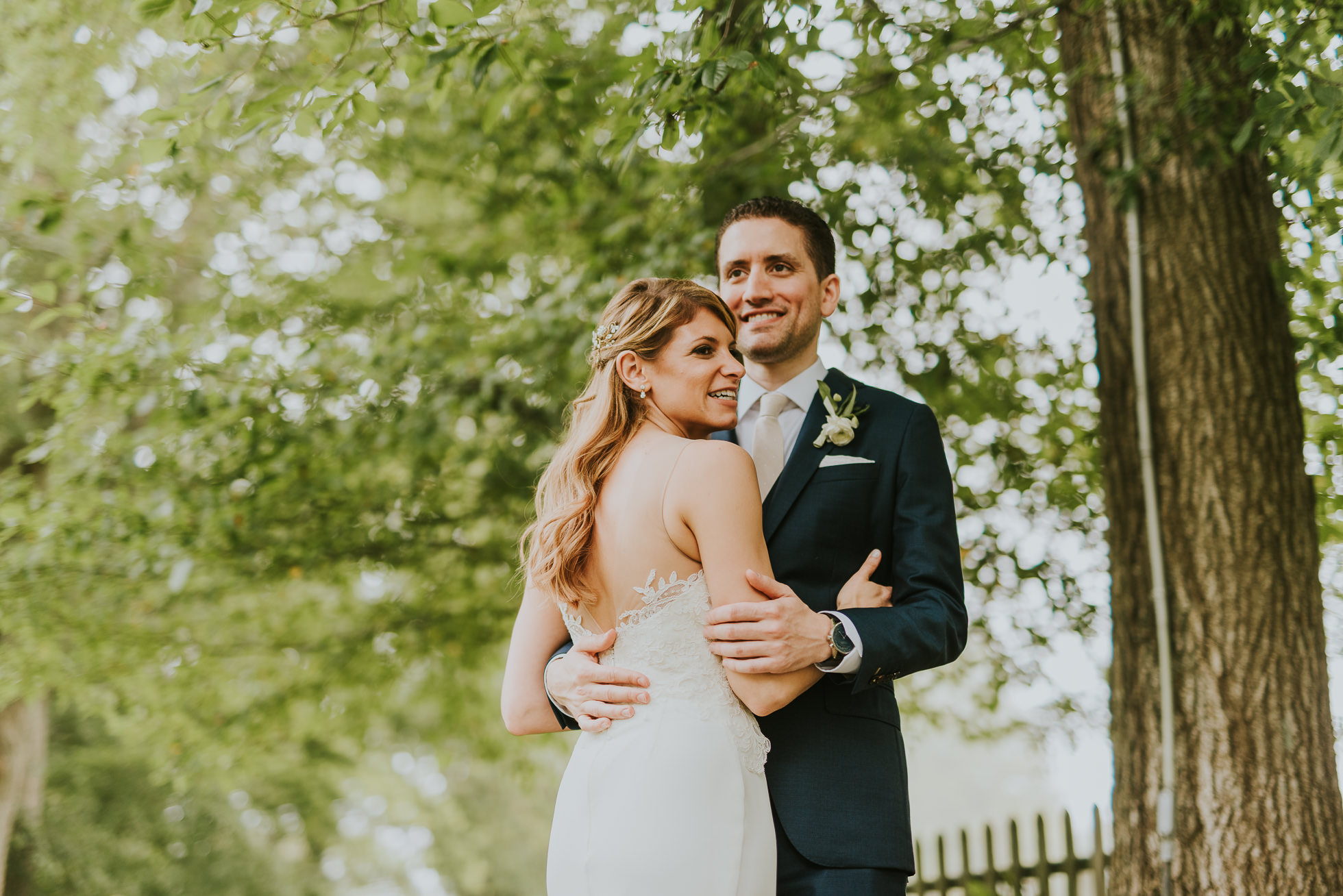 bride and groom portraits the hedges inn wedding