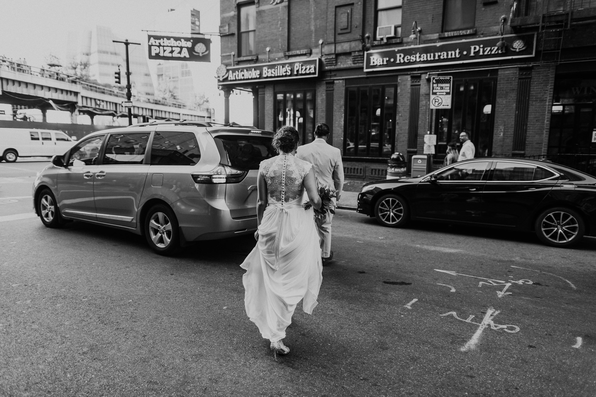 black and white wedding photos nyc