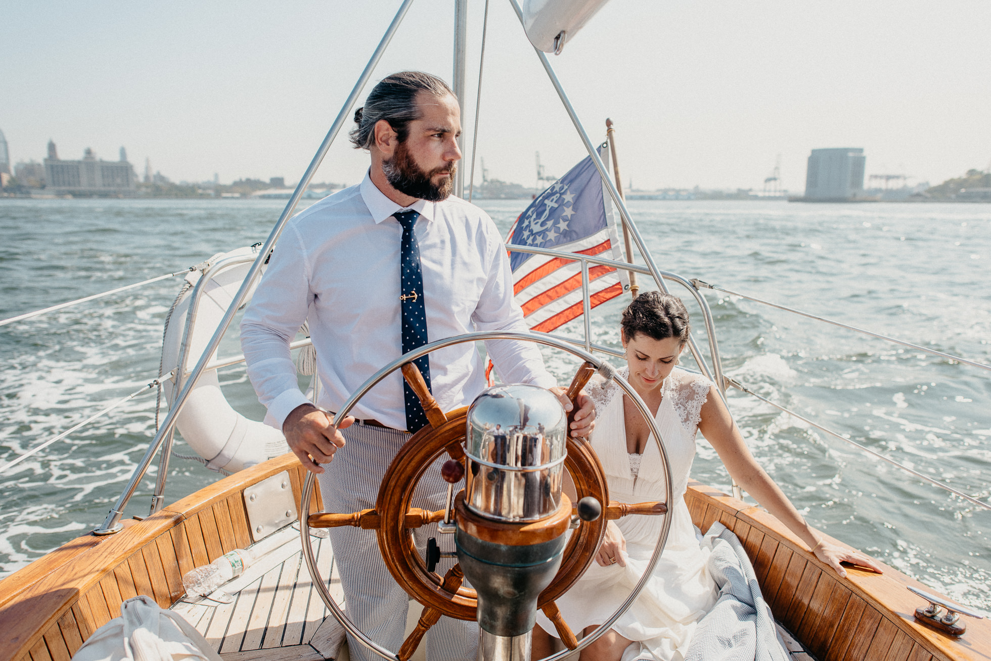 nautical yacht wedding