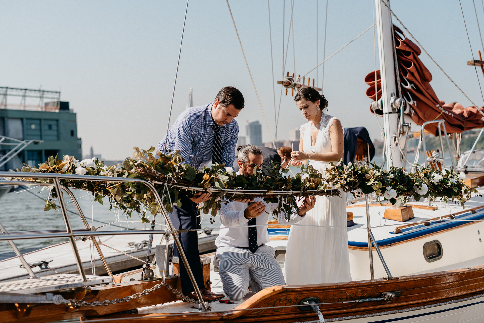 NYC yacht wedding