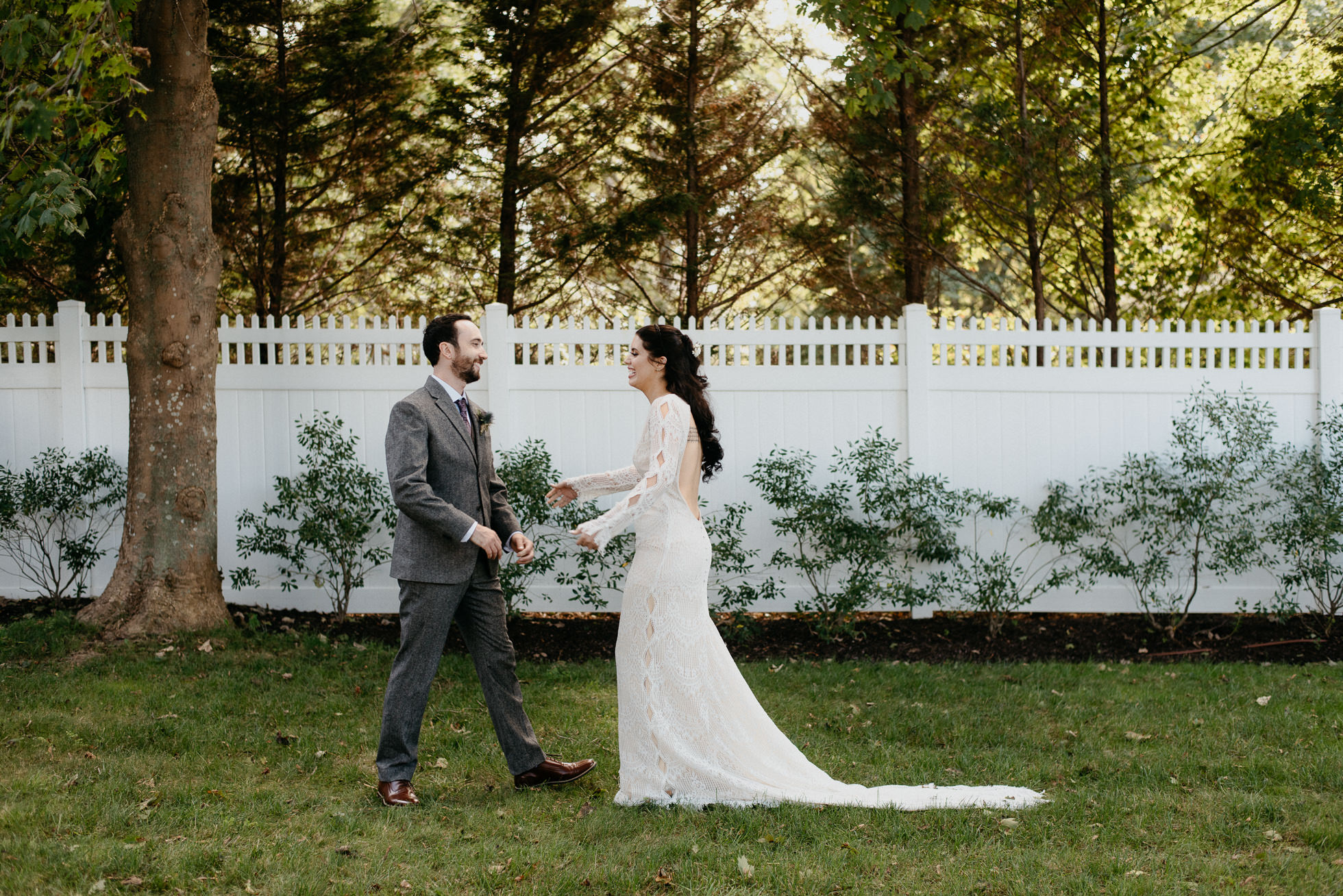 emotional wedding first look