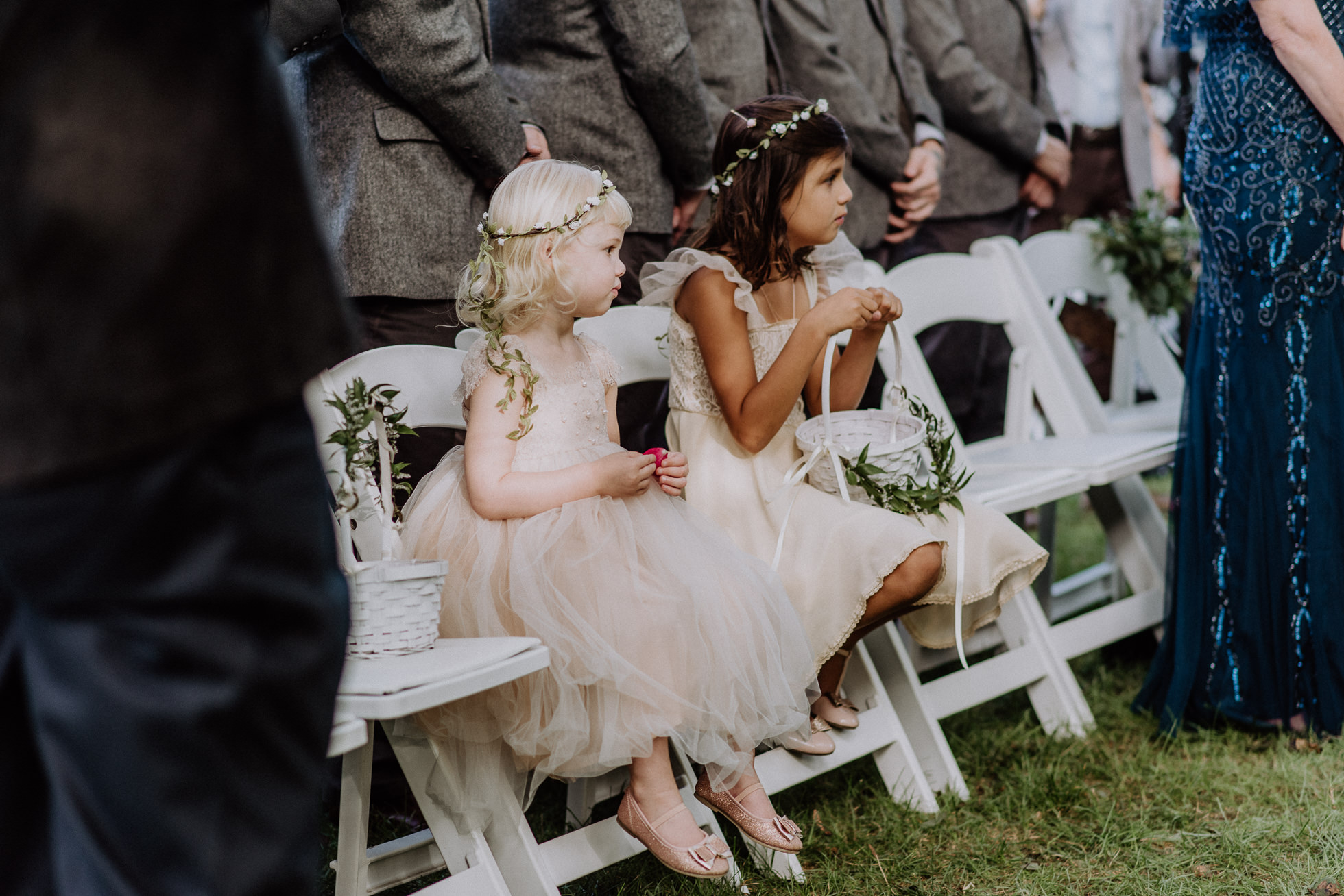 flower girl hair crowns