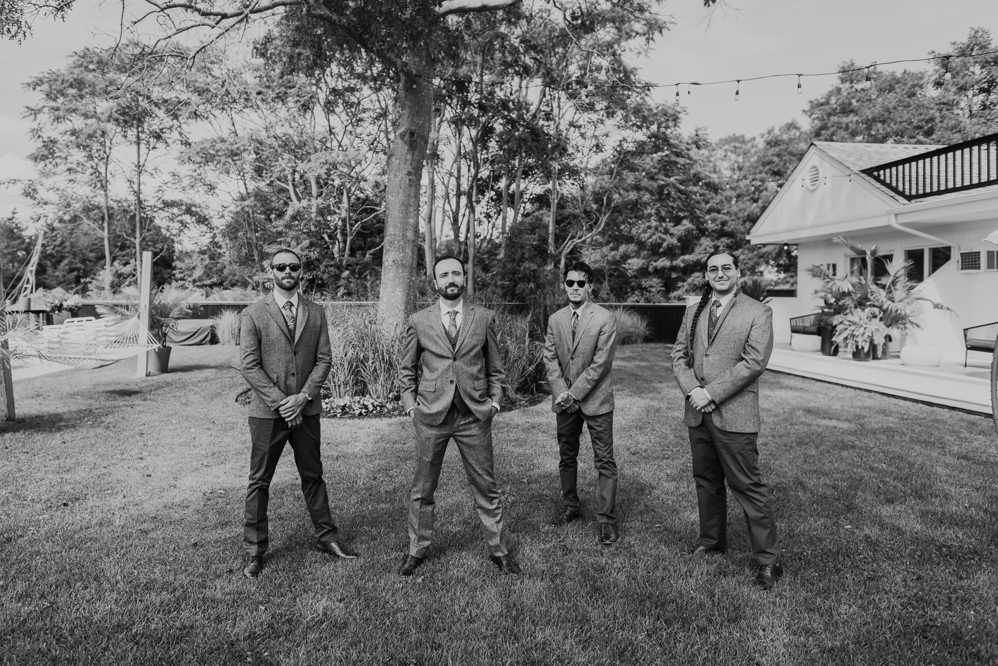 groom with groomsmen