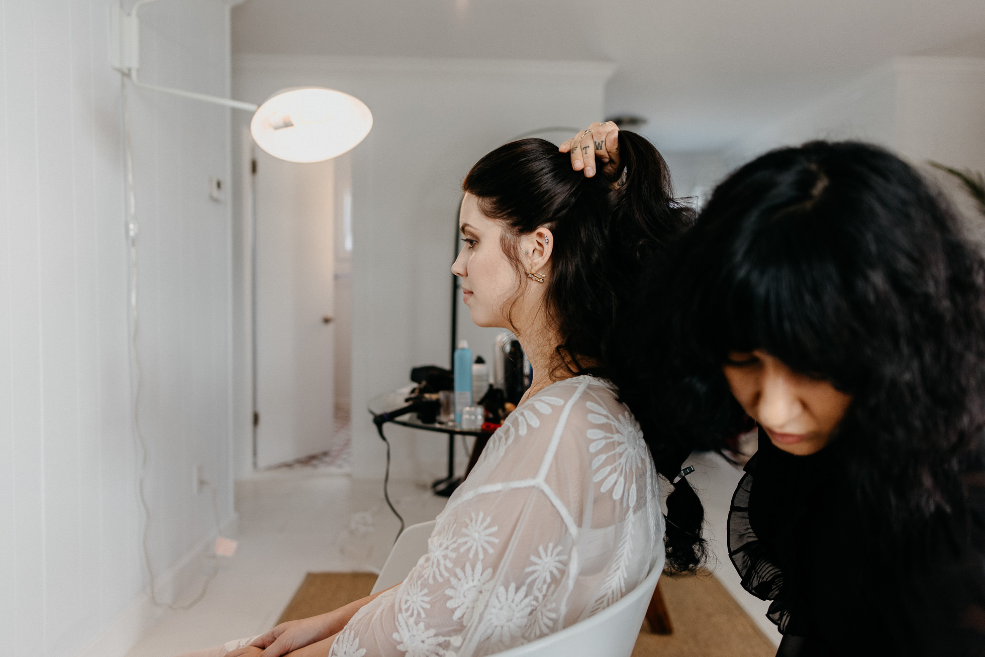 lace bridal robe