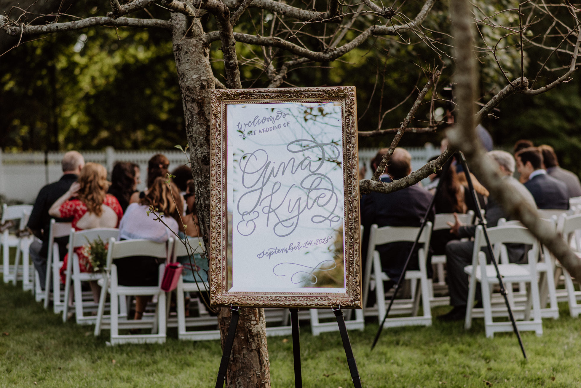 mirror wedding signs