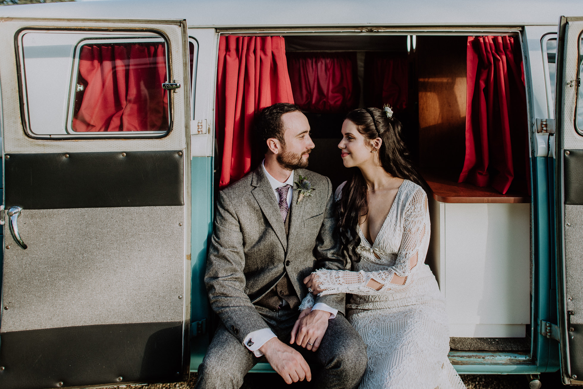 VW van wedding photo booth