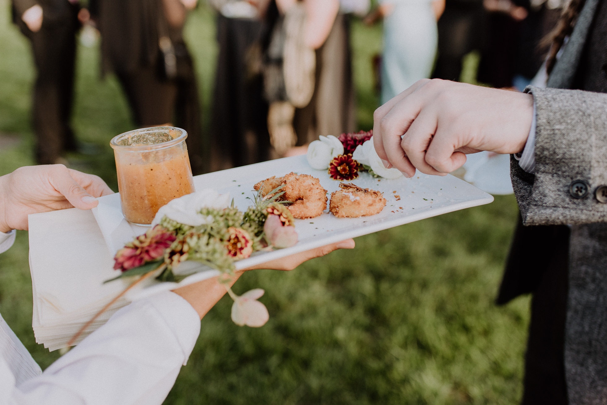 wedding cocktail hour food