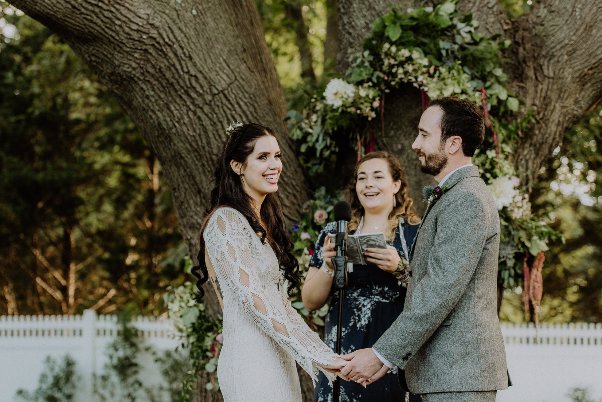 winery wedding ceremony