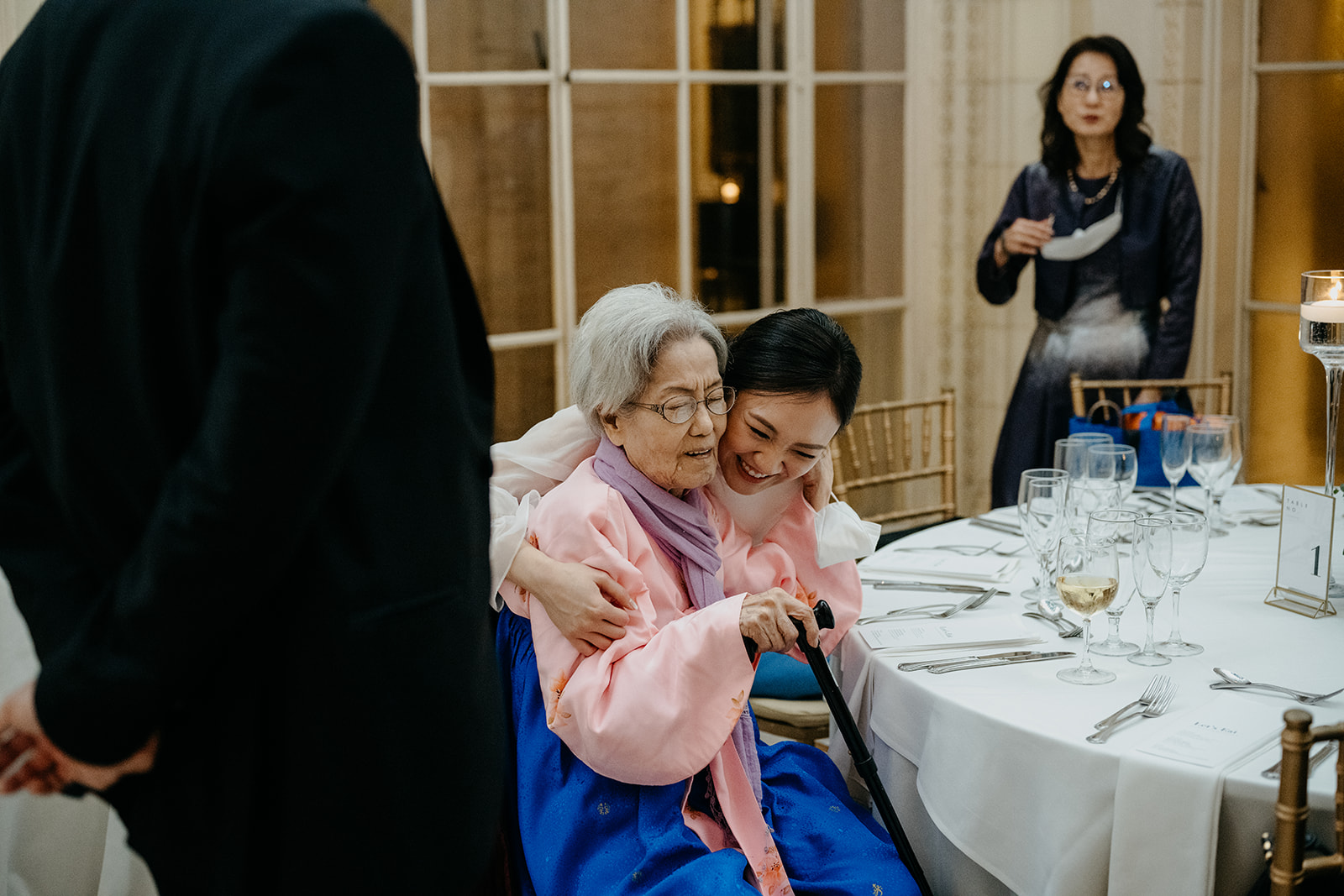 bride and grandmother photo