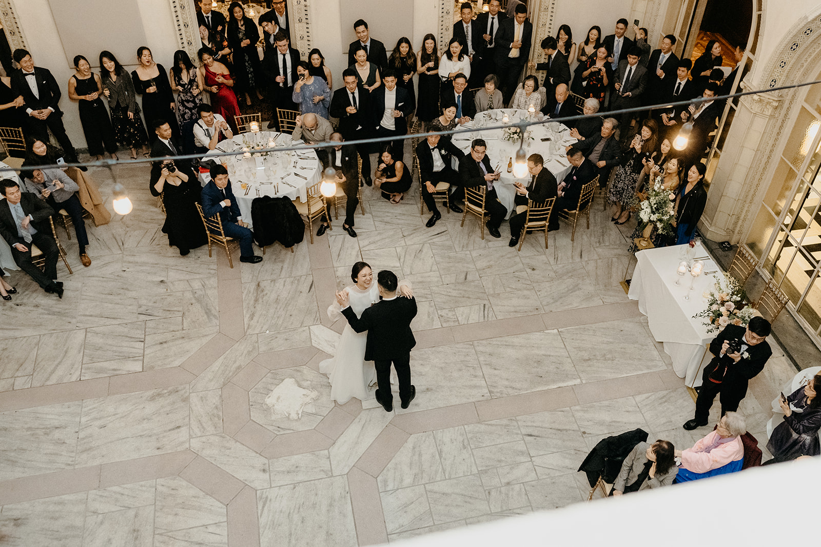 ballroom photos bride and groom