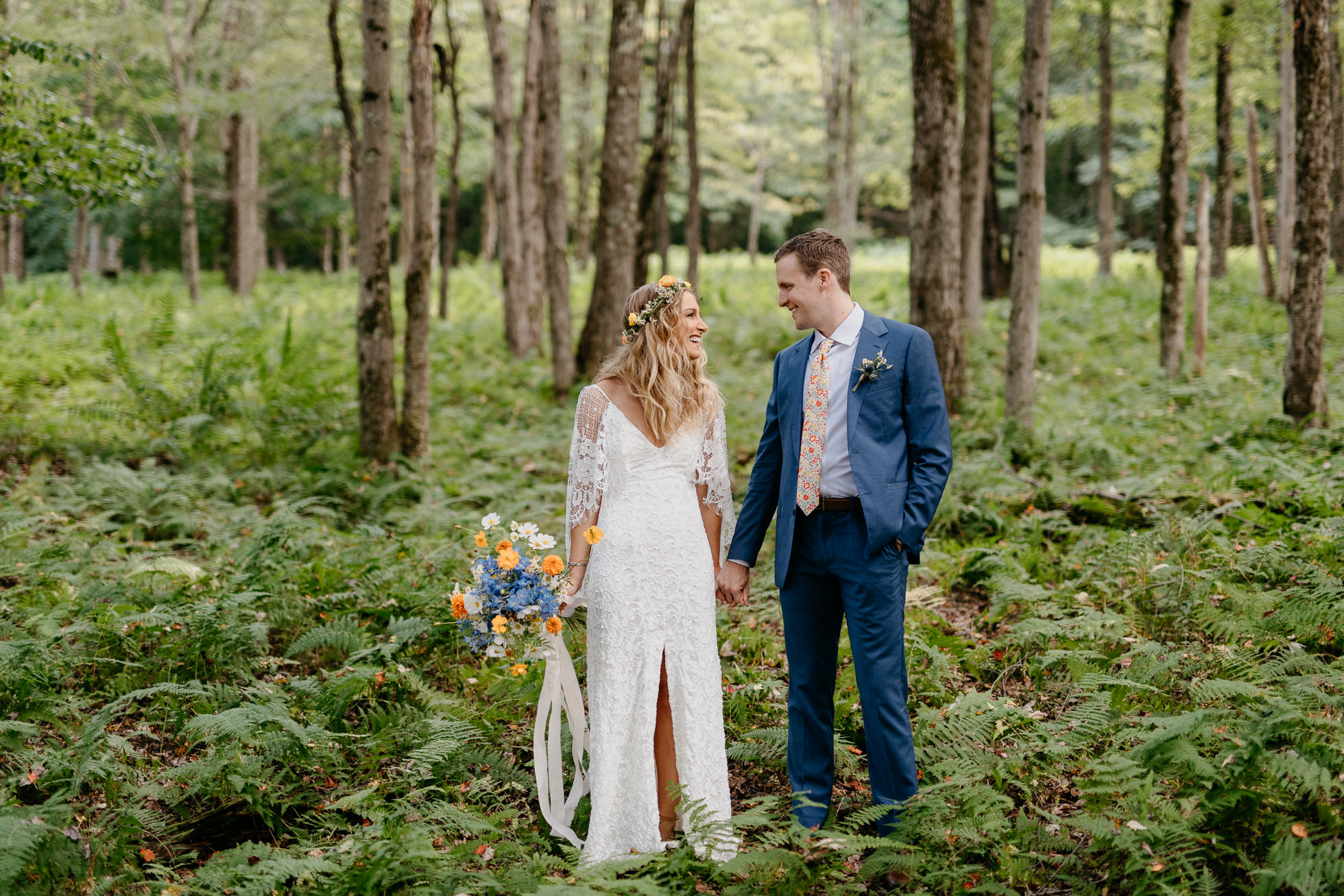 forest wedding photos